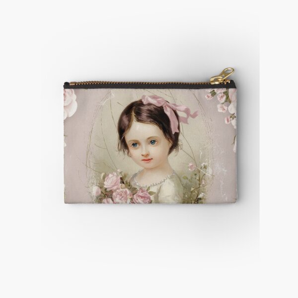 Item preview, Vintage Cabbage Rose and Young Victorian Girl designed and sold by SloganExpress.