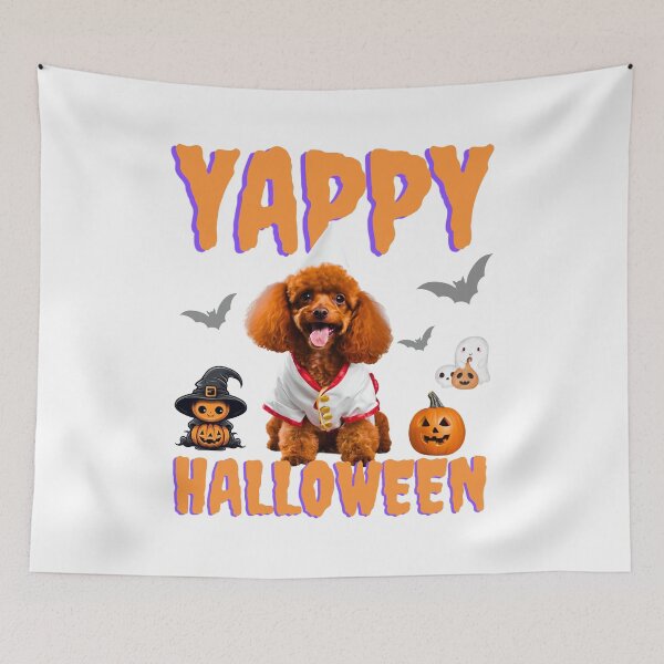 Item preview, Yappy Halloween Toy Poodle: Adorable Halloween Design for Toy Poodle Lovers designed and sold by Fredster1966.