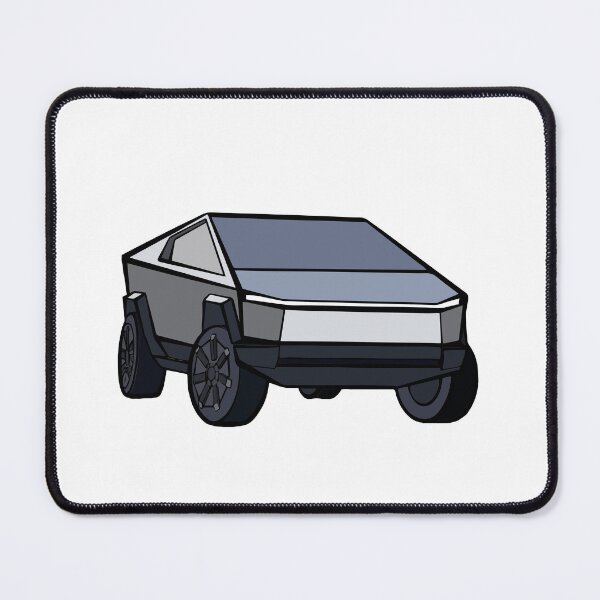 Item preview, Smol CyberTruck - tech | minimalist | tesla Stickers designed and sold by PoshPixel.