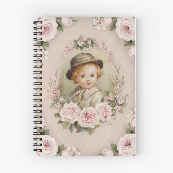 Item preview, Vintage Cabbage Rose and Young Victorian Boy designed and sold by SloganExpress.
