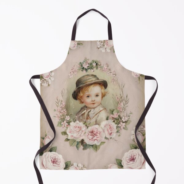 Item preview, Vintage Cabbage Rose and Young Victorian Boy designed and sold by SloganExpress.