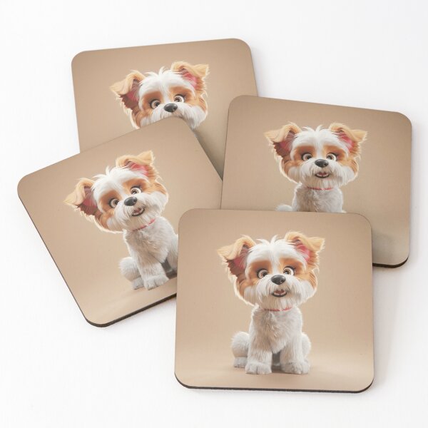 Item preview, Whimsical 3D Dog Art - Perfectly Cute Puppy Design designed and sold by crishuynhdesign.