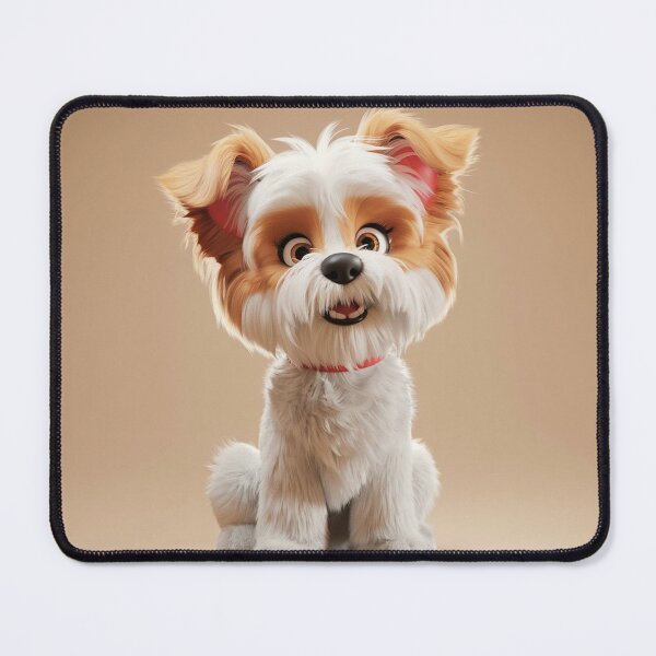 Item preview, Whimsical 3D Dog Art - Perfectly Cute Puppy Design designed and sold by crishuynhdesign.
