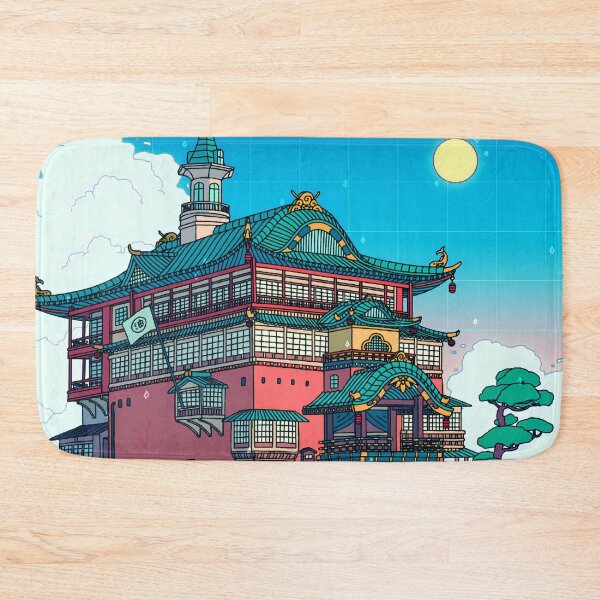 Item preview, Bath House Day Pop Art Style Pastel designed and sold by Hazel Clarkson.