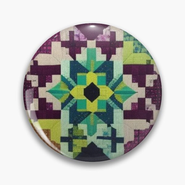 Item preview, Green Leaf Square Quilt  designed and sold by TriForceDesign.