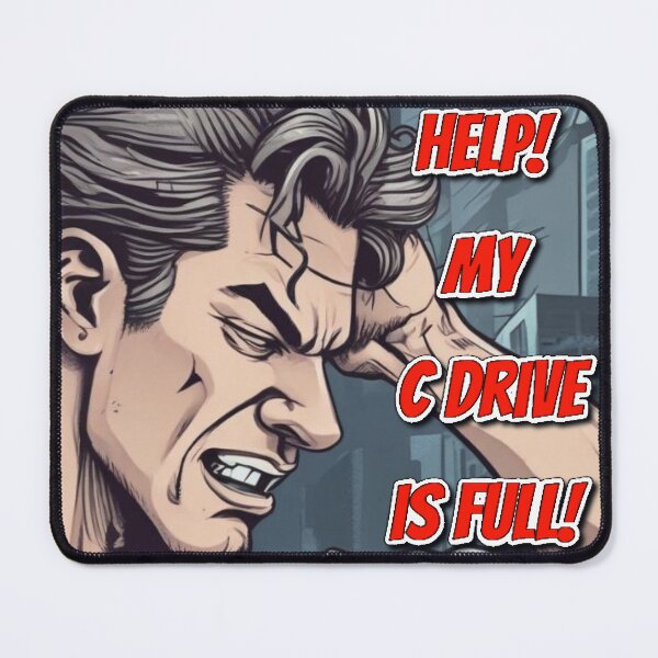 Item preview, Help! Full C Drive Cartoon - Empowering You  designed and sold by Dianne Mead.