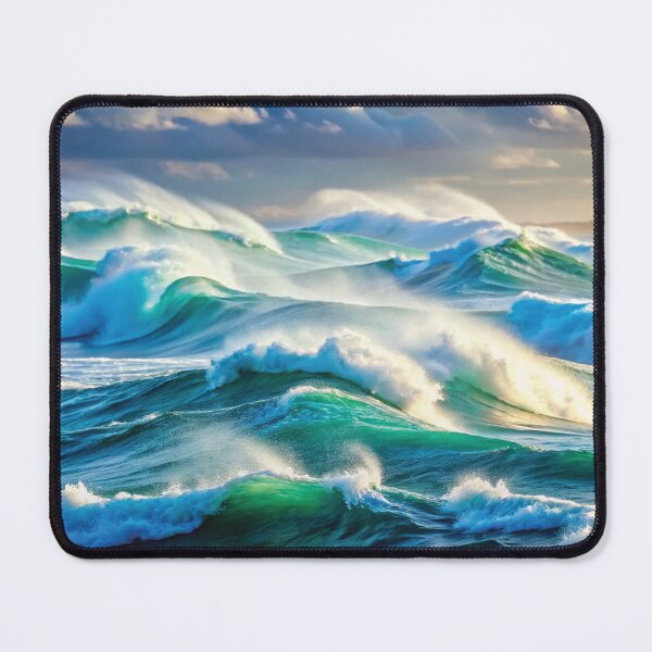 Item preview, Windswept waves designed and sold by The Printery.