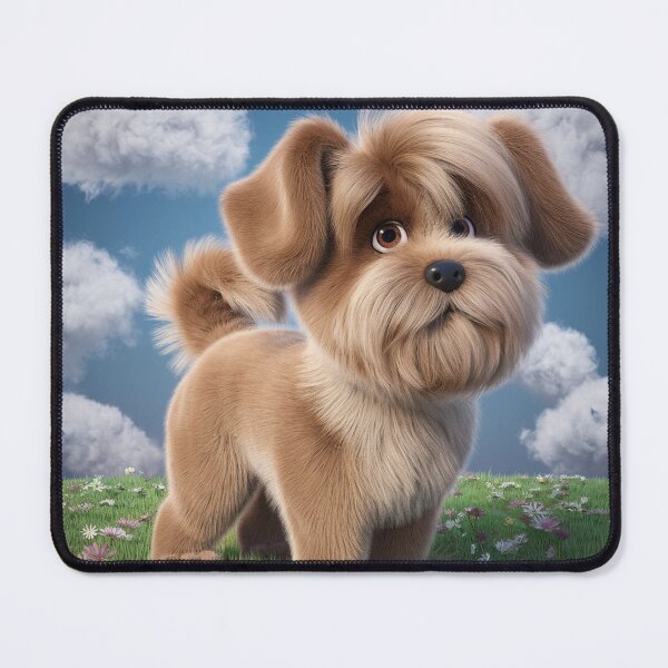 Item preview, 3D Cute Dog Design - Heartwarming Puppy Art designed and sold by crishuynhdesign.
