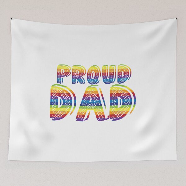 Item preview, Proud Dad LGBT Parent Gay Pride Father's Day Gift designed and sold by miracletee.