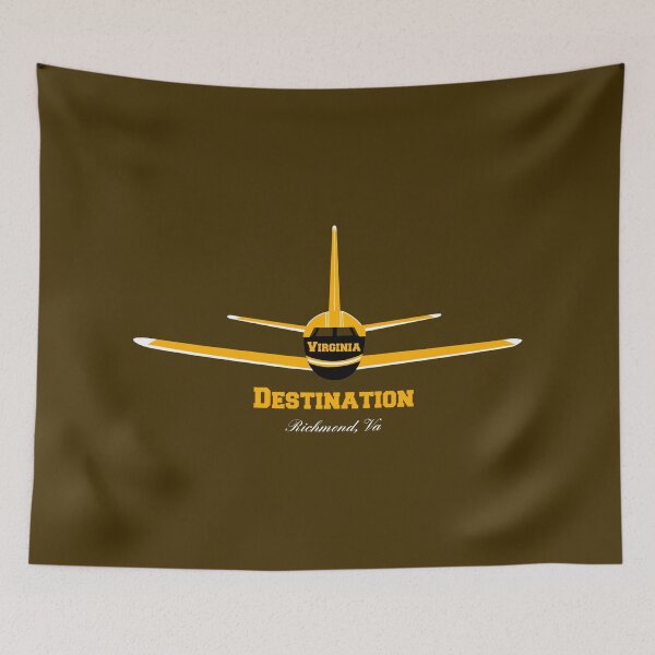 Item preview, Destination Richmond Virginia VA Airplane Airport Logo  designed and sold by Lartheviking.