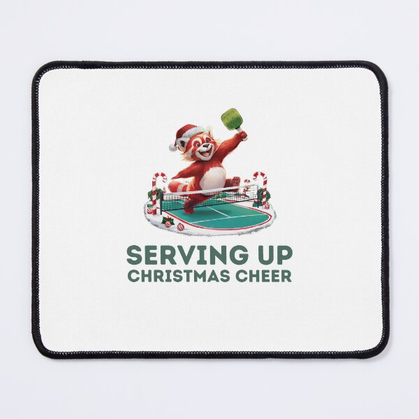 Item preview, Pickleball Team Gifts - Serving Up Christmas Cheer - Red Panda designed and sold by WUOdesigns.