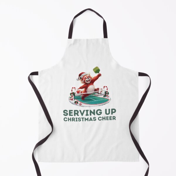 Item preview, Pickleball Team Gifts - Serving Up Christmas Cheer - Red Panda designed and sold by WUOdesigns.