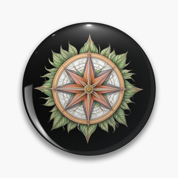 Item preview, Abstract art reminiscent of a Victorian compass rose designed and sold by Pflugart.