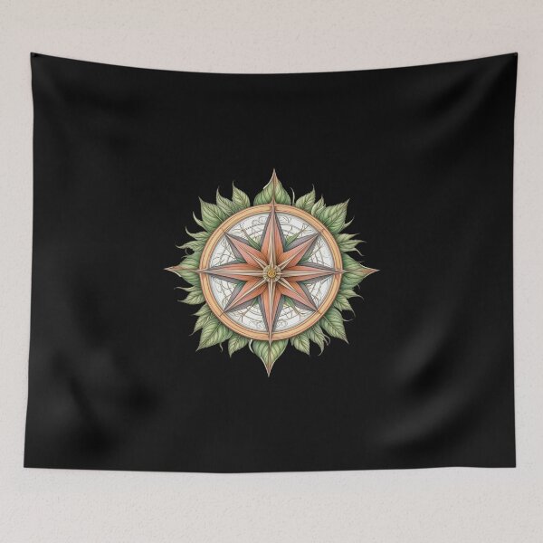 Item preview, Abstract art reminiscent of a Victorian compass rose designed and sold by Pflugart.
