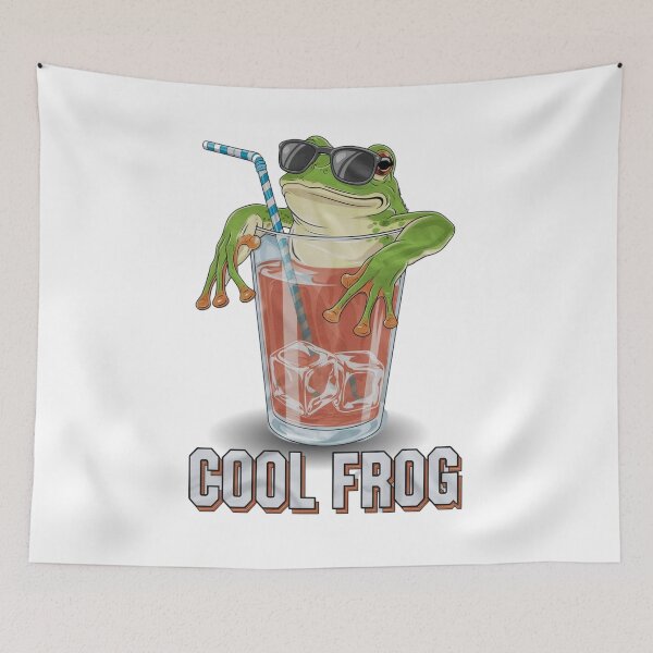 Item preview, Cool frog - Frog vibes - Chilling frog - Relaxed frog designed and sold by JansenGS.