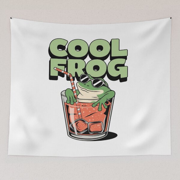 Item preview, Cool frog - Frog vibes - Chilling frog - Relaxed frog designed and sold by JansenGS.