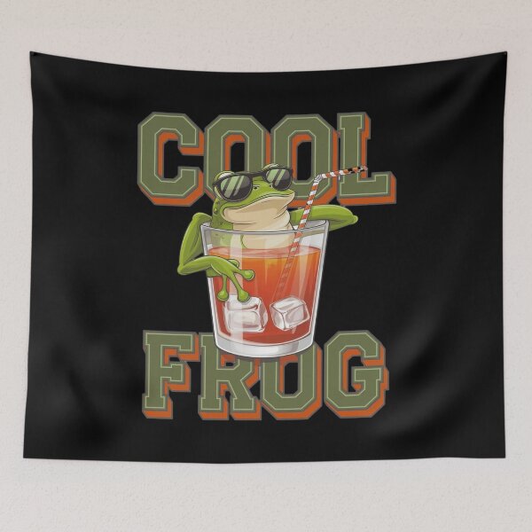 Item preview, Cool frog - Frog vibes - Chilling frog - Relaxed frog designed and sold by JansenGS.