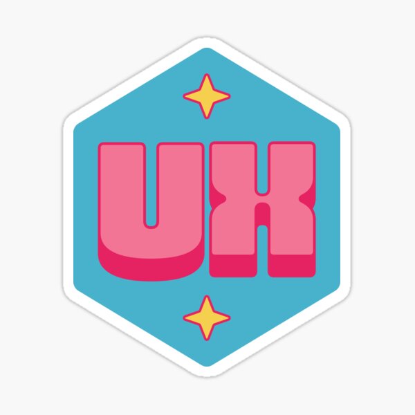 Item preview, UX Diamond - UX Designer | Product Designer | UI Designer Stickers designed and sold by PoshPixel.