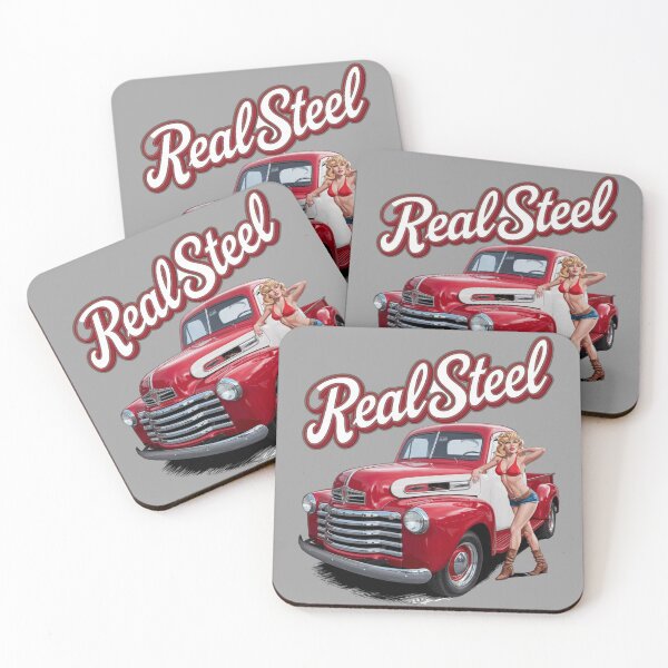 Item preview, Real steel - Old track - Hot rod oldschool - Oldschool automobile - smokin' hot rod - American oldschool designed and sold by JansenGS.