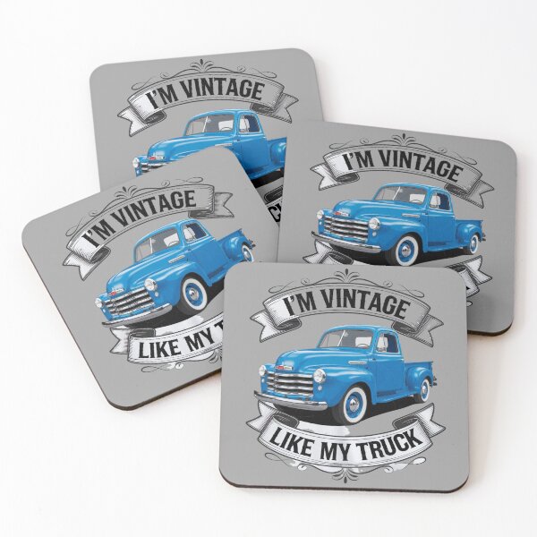 Item preview, I'm vintage like my truck - Old track - Hot rod oldschool - Oldschool automobile - smokin' hot rod - American oldschool designed and sold by JansenGS.