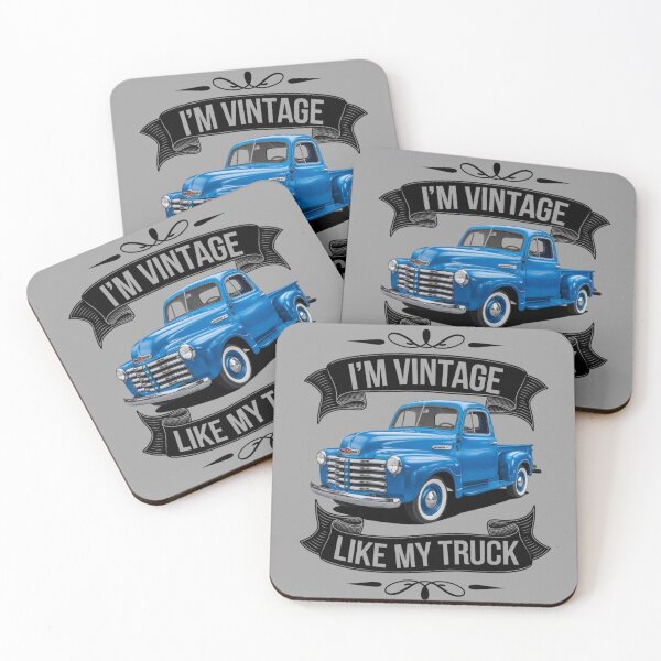 Item preview, I'm vintage like my truck - Old track - Hot rod oldschool - Oldschool automobile - smokin' hot rod - American oldschool designed and sold by JansenGS.