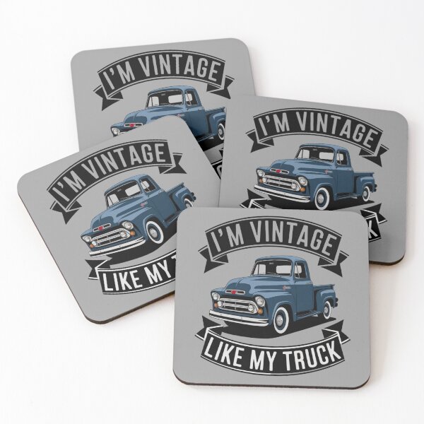 Item preview, I'm vintage like my truck - Old track - Hot rod oldschool - Oldschool automobile - smokin' hot rod - American oldschool designed and sold by JansenGS.