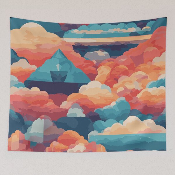 Item preview, Geometric Clouds drei designed and sold by Mooo6.