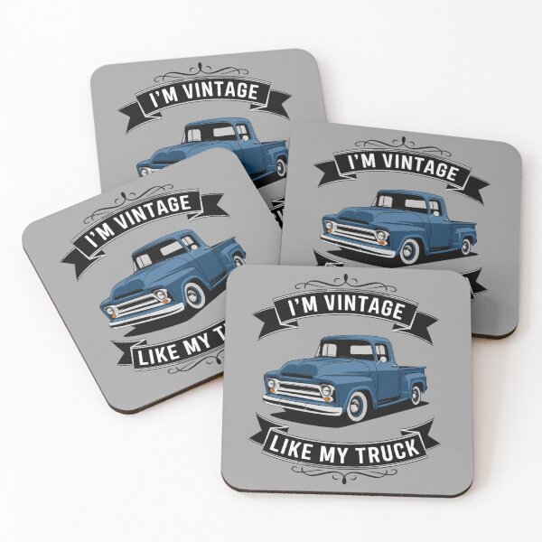 Item preview, I'm vintage like my truck - Old track - Hot rod oldschool - Oldschool automobile - smokin' hot rod - American oldschool designed and sold by JansenGS.