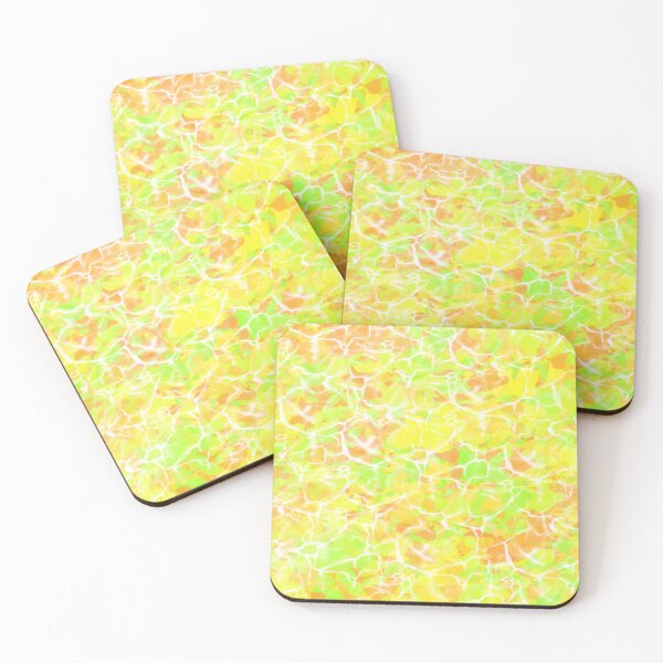 Item preview, A yellow and green background with splashes of orange and white designed and sold by PWDigitalArt.