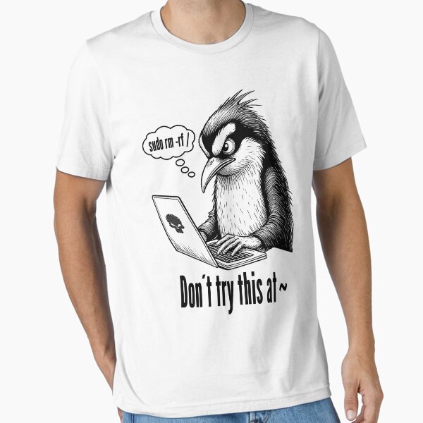 Item preview, Sudo Rm Rf Penguin Funny Sysadmin Command Line IT Coding designed and sold by GrandeDuc.