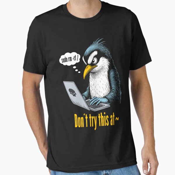 Item preview, Sudo Rm Rf Penguin Funny Sysadmin Command Line IT Coding designed and sold by GrandeDuc.