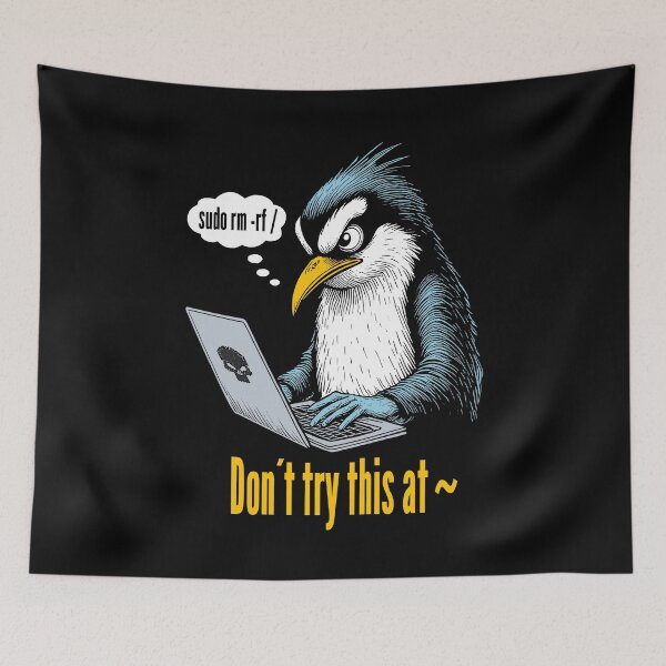 Item preview, Sudo Rm Rf Penguin Funny Sysadmin Command Line IT Coding designed and sold by GrandeDuc.