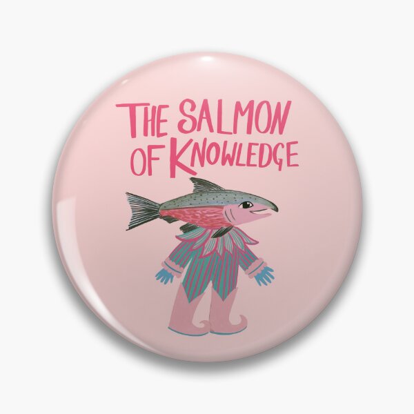 Item preview, Salmon of Knowledge - Wicker Man Fan Art. Celebrate English folklore with this whimsical t-shirt design, illustrated by artist Jemma Jamie Skidmore  designed and sold by Jemma Jamie Skidmore.