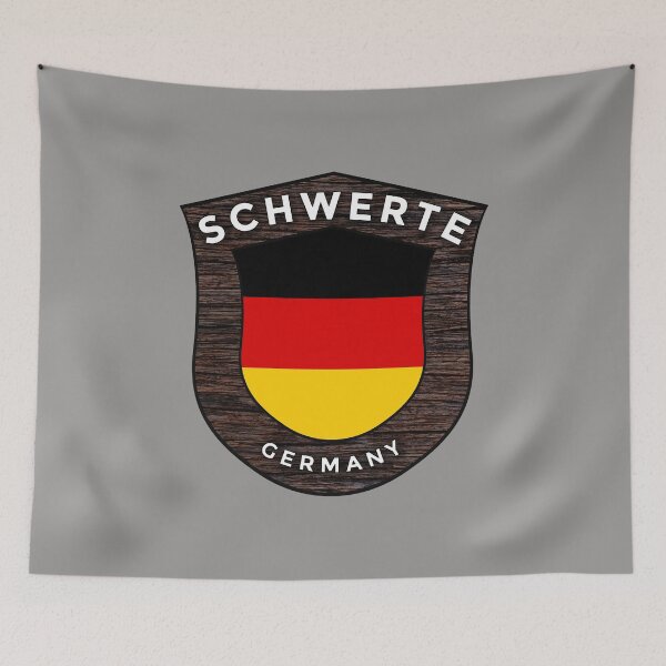 Item preview, Schwerte Germany Emblem Flag designed and sold by World Designs.