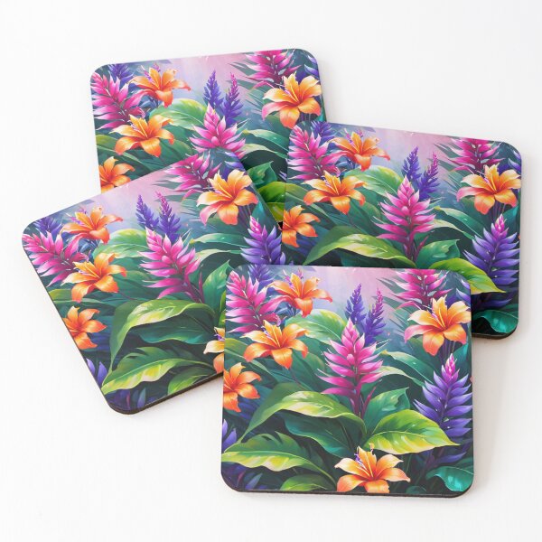 Item preview, DIGITAL PRINT Tropical Flowers designed and sold by Homescu Ioana.