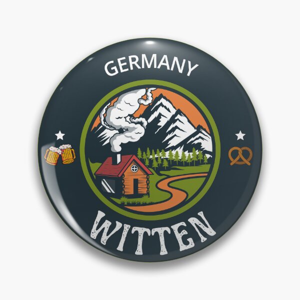 Artikelvorschau, Witten Deutschland Grünes Emblem entworfen und verkauft von World Designs.