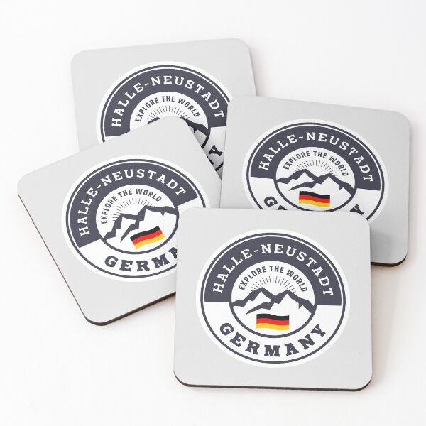 Item preview, Halle-Neustadt Germany Black and White Crest designed and sold by World Designs.