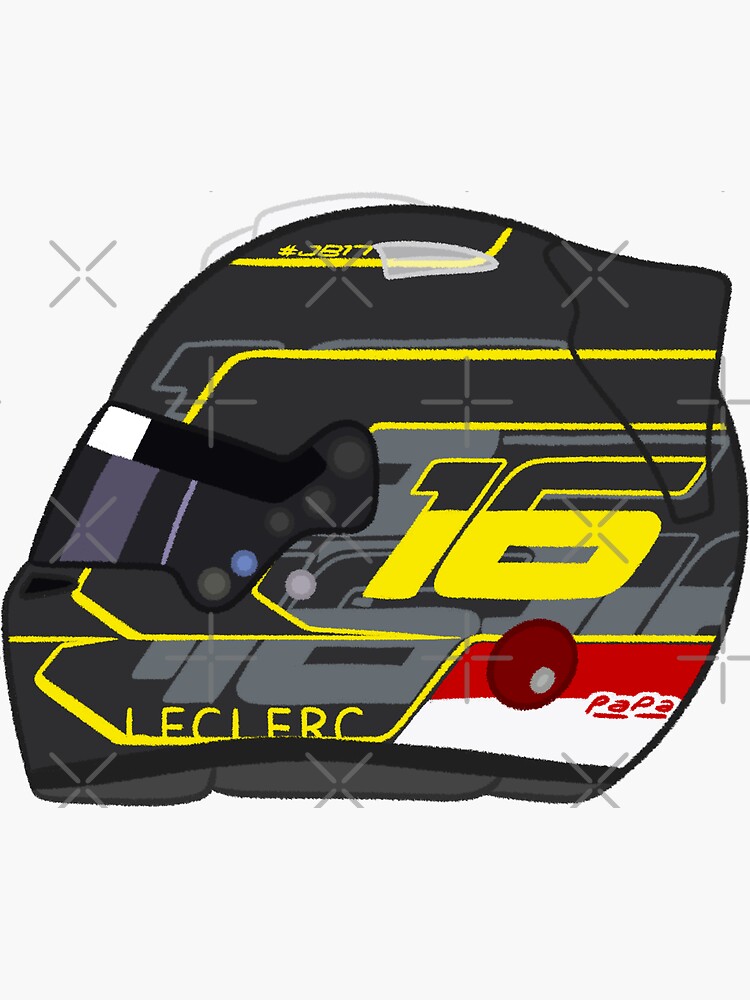 Charles Leclerc 2024 Monza Helmet Sticker