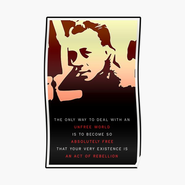 Albert Camus Poster