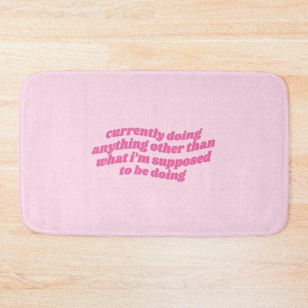 Item preview, Productive procrastination - pink quote designed and sold by Cre8iveCat.