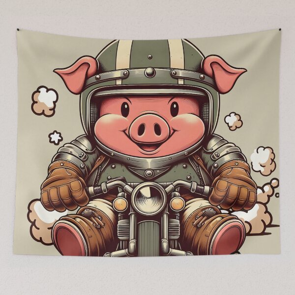 Item preview, rider pig designed and sold by aliraweb.