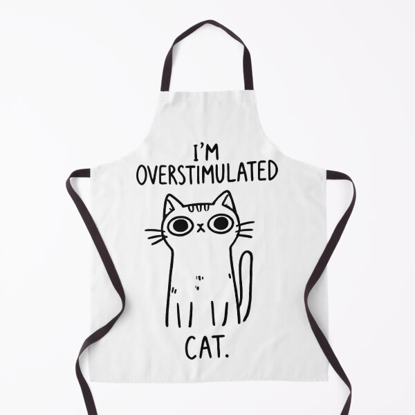 Item preview, Overstimulated cat for burnout cat lover designed and sold by NebulaLabs.