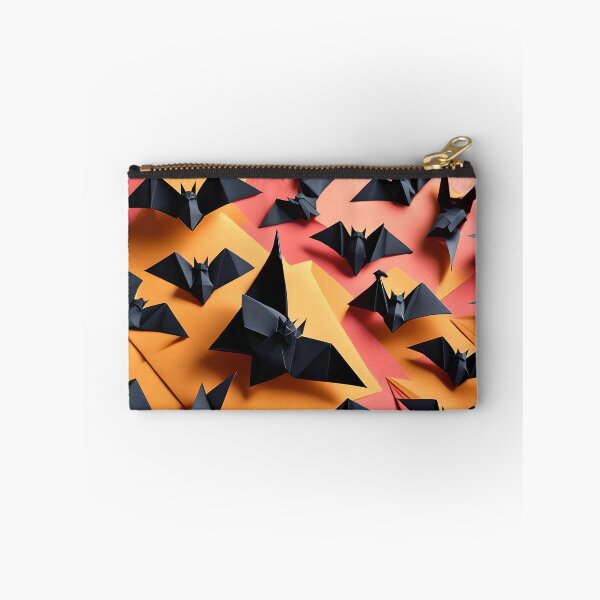 Item preview, Origami Art - Nocturnal Shadows: The Flight of Black Bats designed and sold by ArtfulFolds.