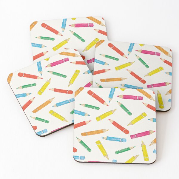 Item preview, Colored crayon pattern cream designed and sold by CamilleCastanet.