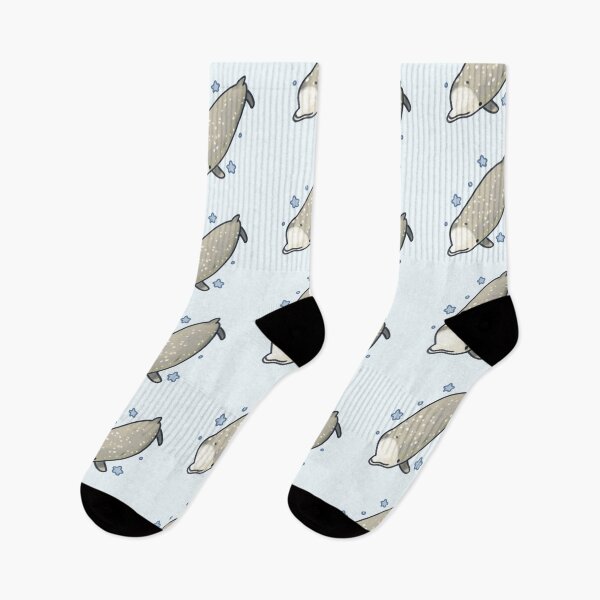 Item preview, Cute hourglass dolphin illustration designed and sold by Artofmayara.