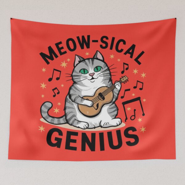 Item preview, Meow-sical Genius designed and sold by 123ks.