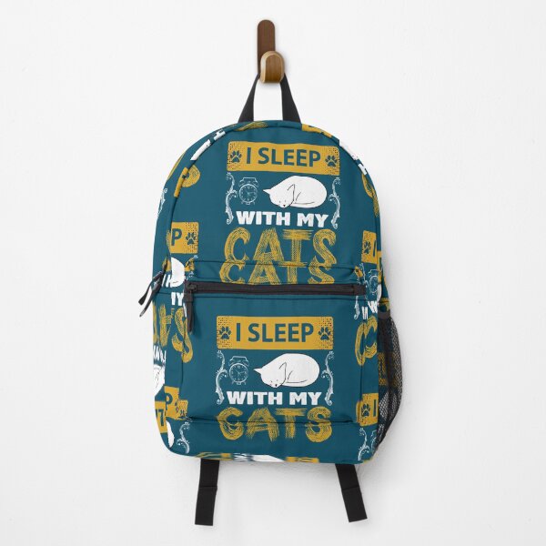 Item preview, I Sleep with My Cats Comfort in Every Nap designed and sold by ArtComixHaven.