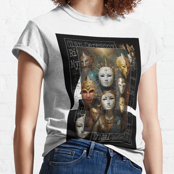 Item preview, Third Design: The Spiritual Ensemble - AL | "Masks We Are" - The Artsy AI and I Collection designed and sold by Tindejuv.