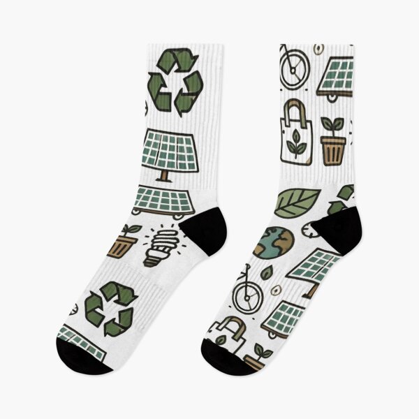 Item preview, Eco-Friendly Icons for Daily Habits designed and sold by WildVista.