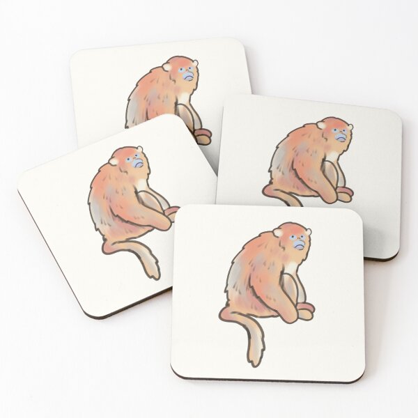 Item preview, golden snub-nosed monkey art designed and sold by Artofmayara.
